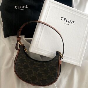 Celine Ava Bag Triomphe Canvas Mini